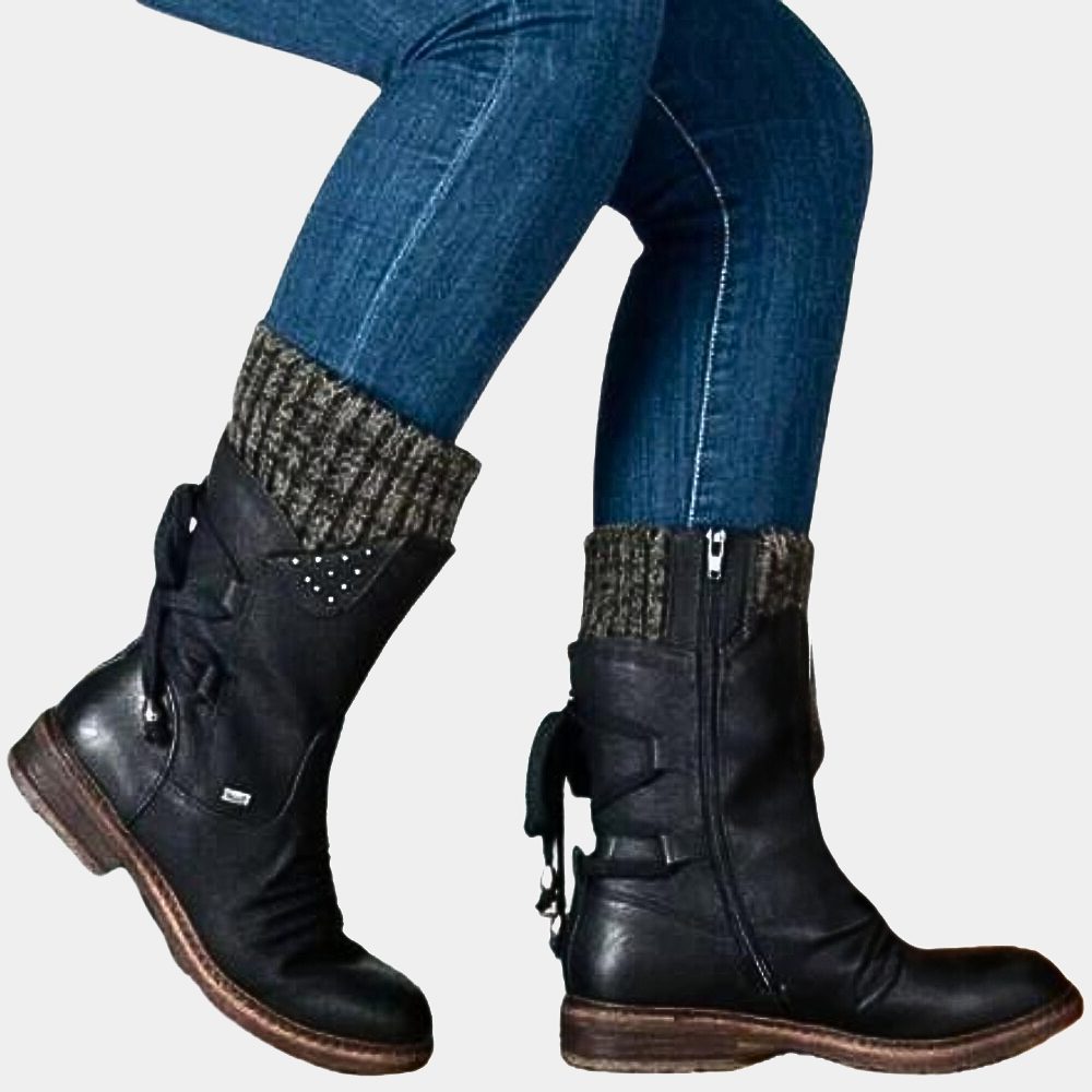 Hildegarde | Women's Lace-Up Snow Boots