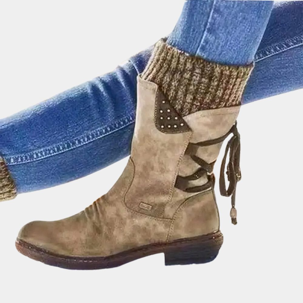 Hildegarde | Women's Lace-Up Snow Boots