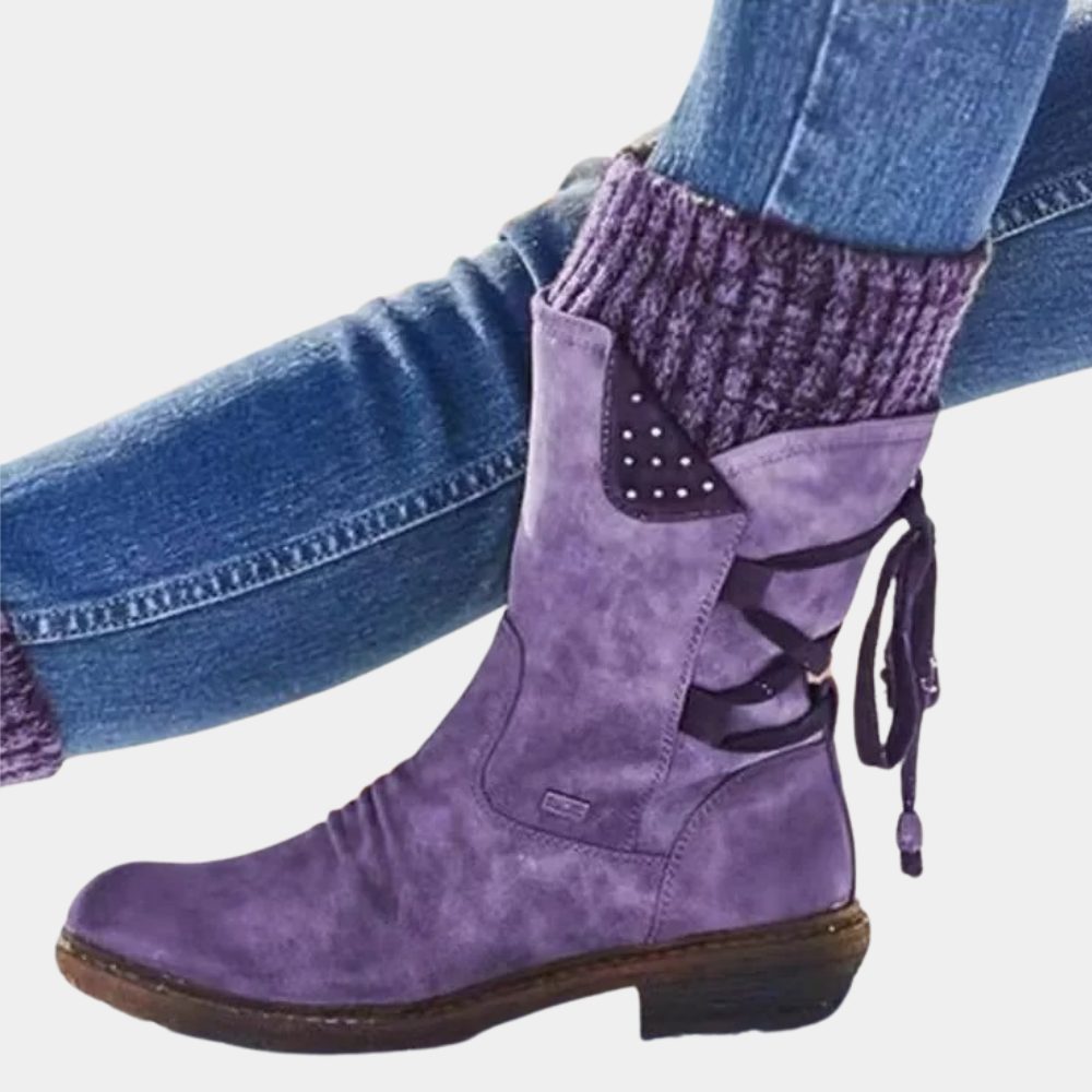 Hildegarde | Women's Lace-Up Snow Boots
