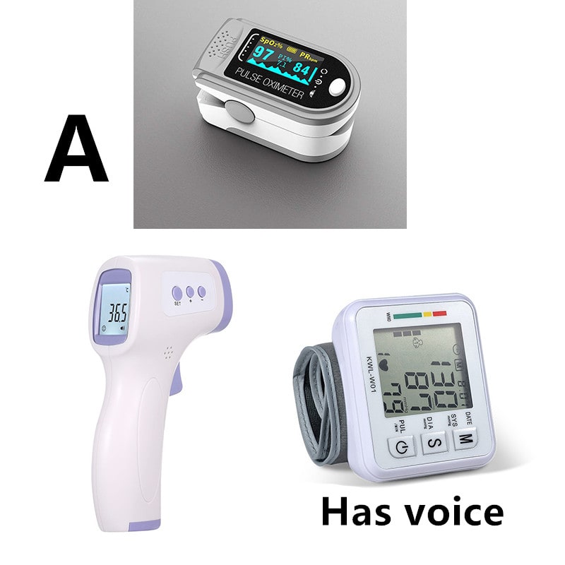 Home Wristband Automatic Blood Pressure Monitor with Portable Lcd Display and Adjustable Strap
