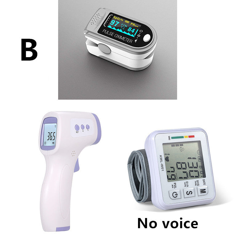 Home Wristband Automatic Blood Pressure Monitor with Portable Lcd Display and Adjustable Strap