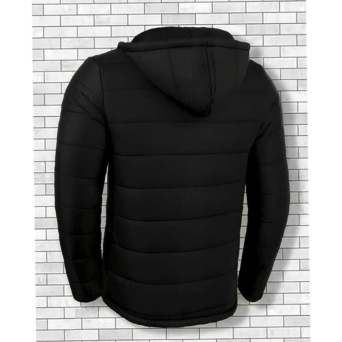 Hooded Channel-Quilted Puffer Jacket for Men