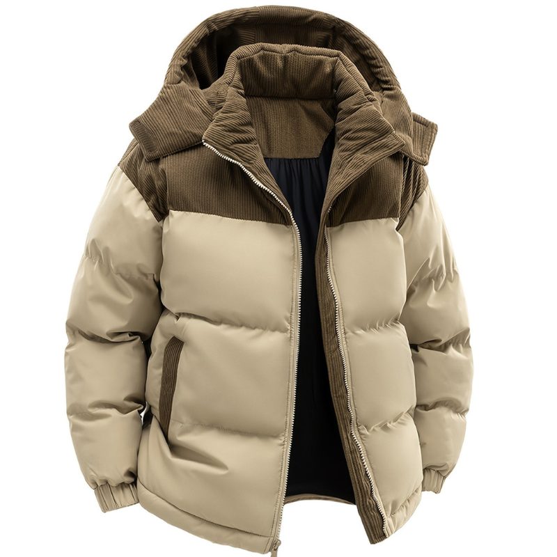 Hooded Padded Winter Puffer Jacket for Men