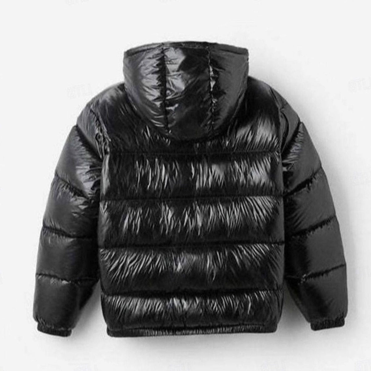 Hooded Quilted Puffer Jacket for Men