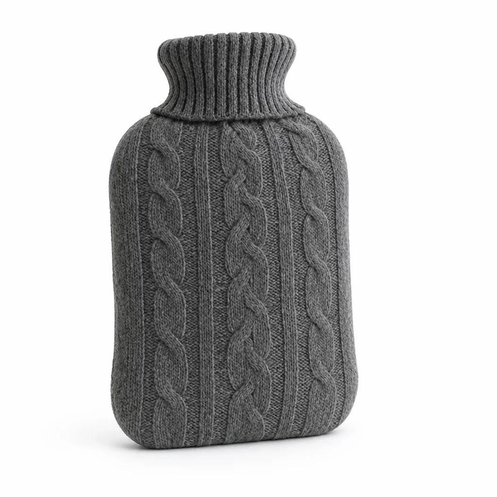 Hot Water Bottle | Leak-Proof Rubber & Removable Plush Cover | 2L Capacity