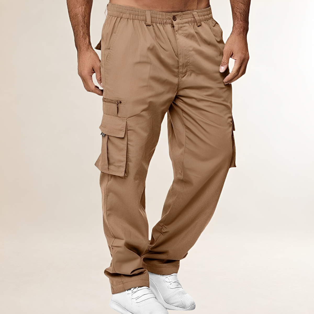 Cargo Pants for Men - Loose Fit, Multi-Pocket Design