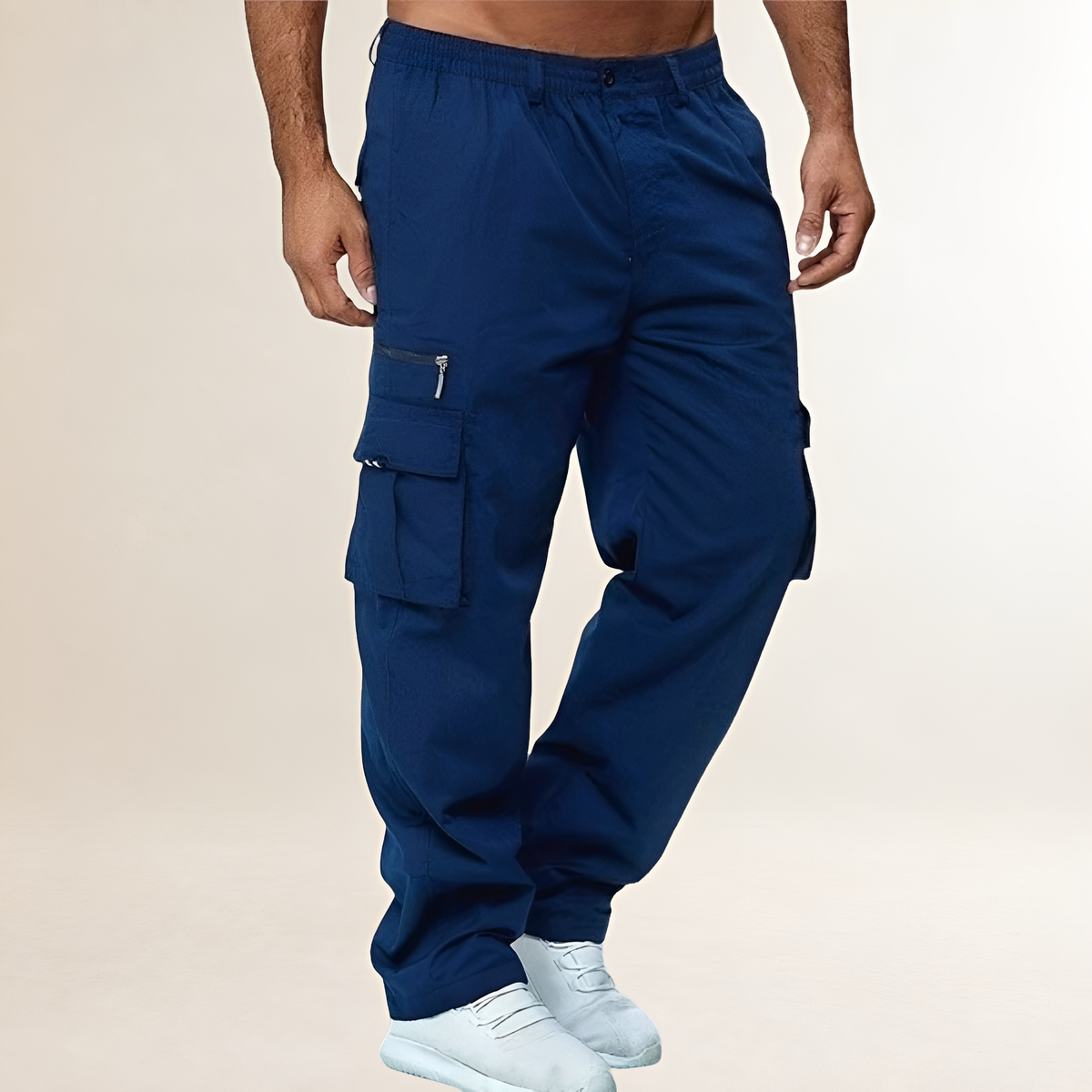 Cargo Pants for Men - Loose Fit, Multi-Pocket Design