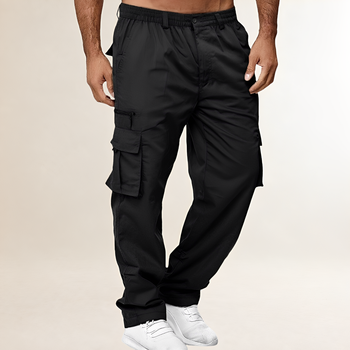Cargo Pants for Men - Loose Fit, Multi-Pocket Design