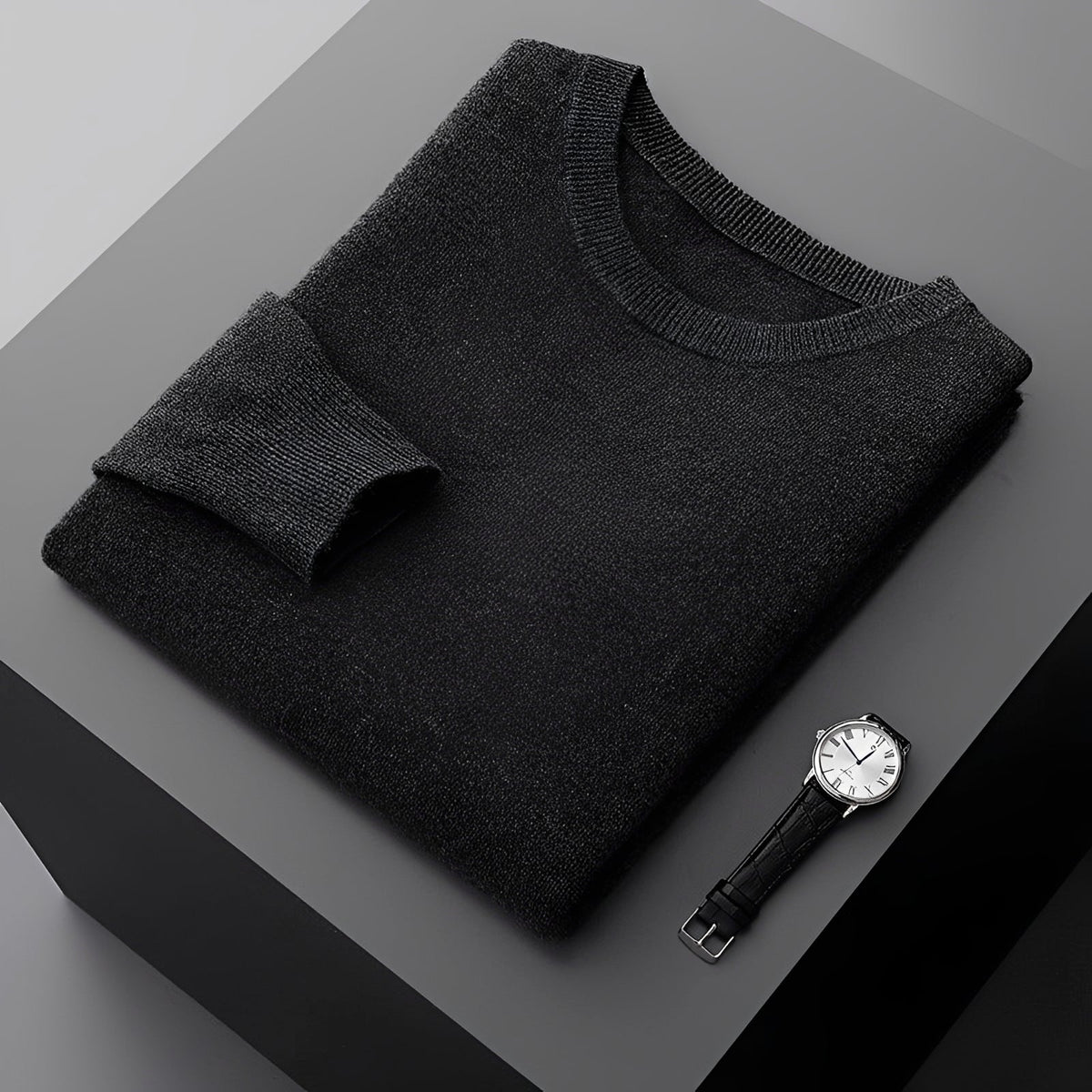 Fashion Sweater Pullover Crewneck Men Long Sleeve Casual - Relaxed Fit