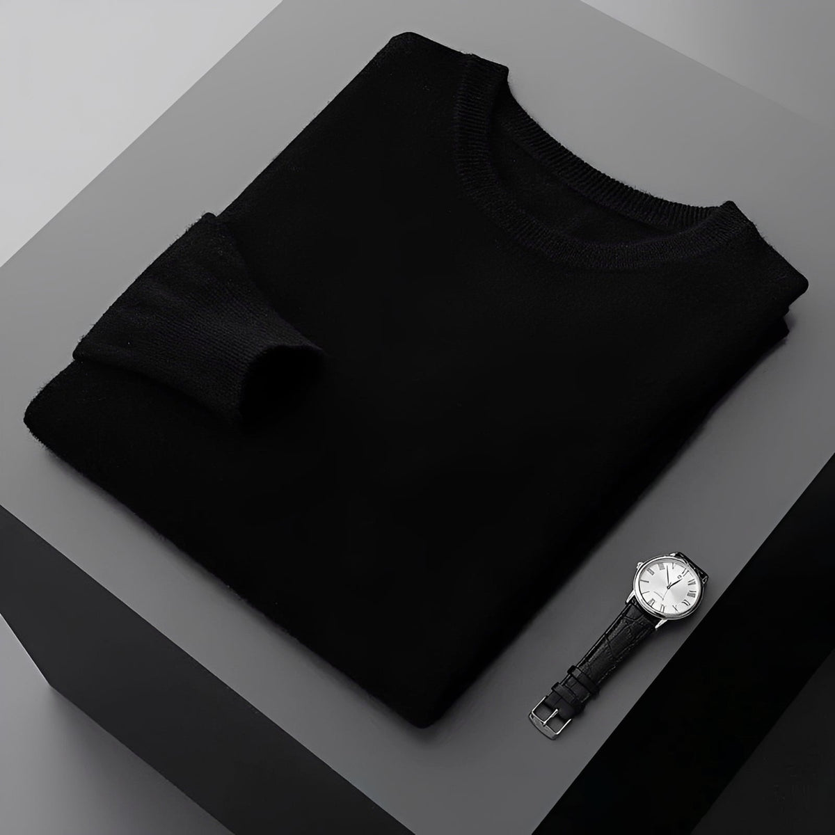 Fashion Sweater Pullover Crewneck Men Long Sleeve Casual - Relaxed Fit