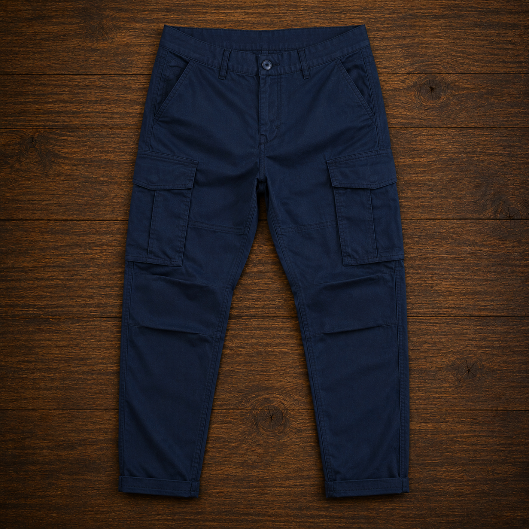 Men's Cargo Pants - Multi-Pocket Design, Regular Fit, Casual Style