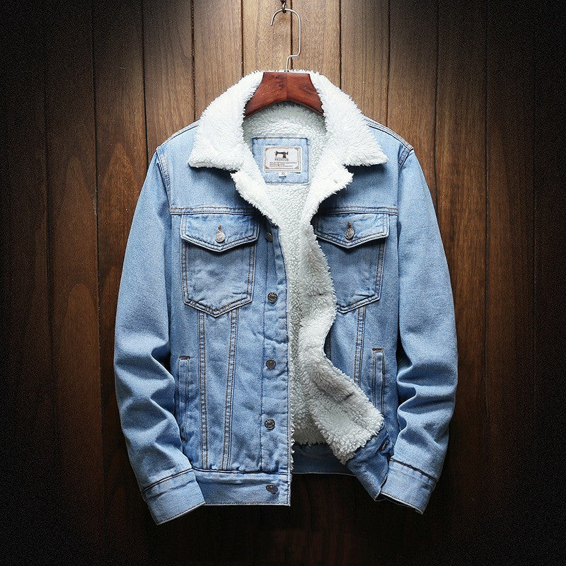 Men's Jacket with Classic Fit and Button Closure - Casual Style with Chest Pockets