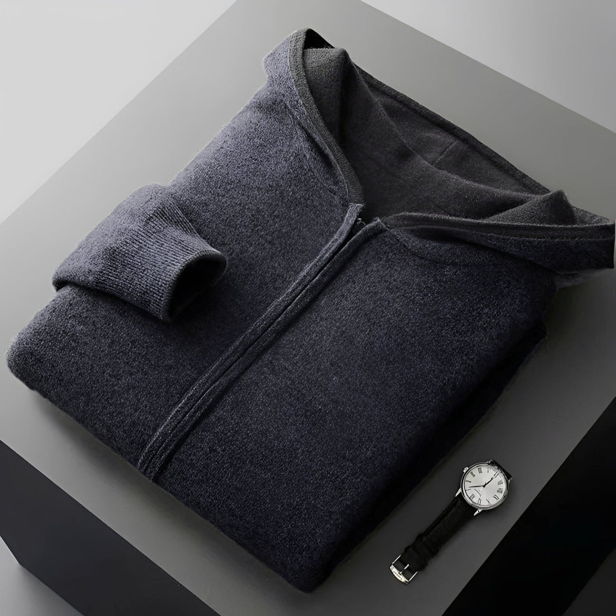 Men's Reversible Hoodie - Lightweight, Zip-Up, Casual Fit