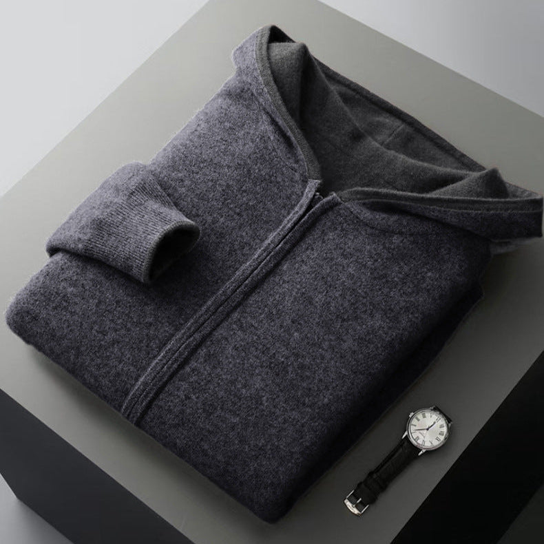 Men's Reversible Hoodie - Lightweight, Zip-Up, Casual Fit