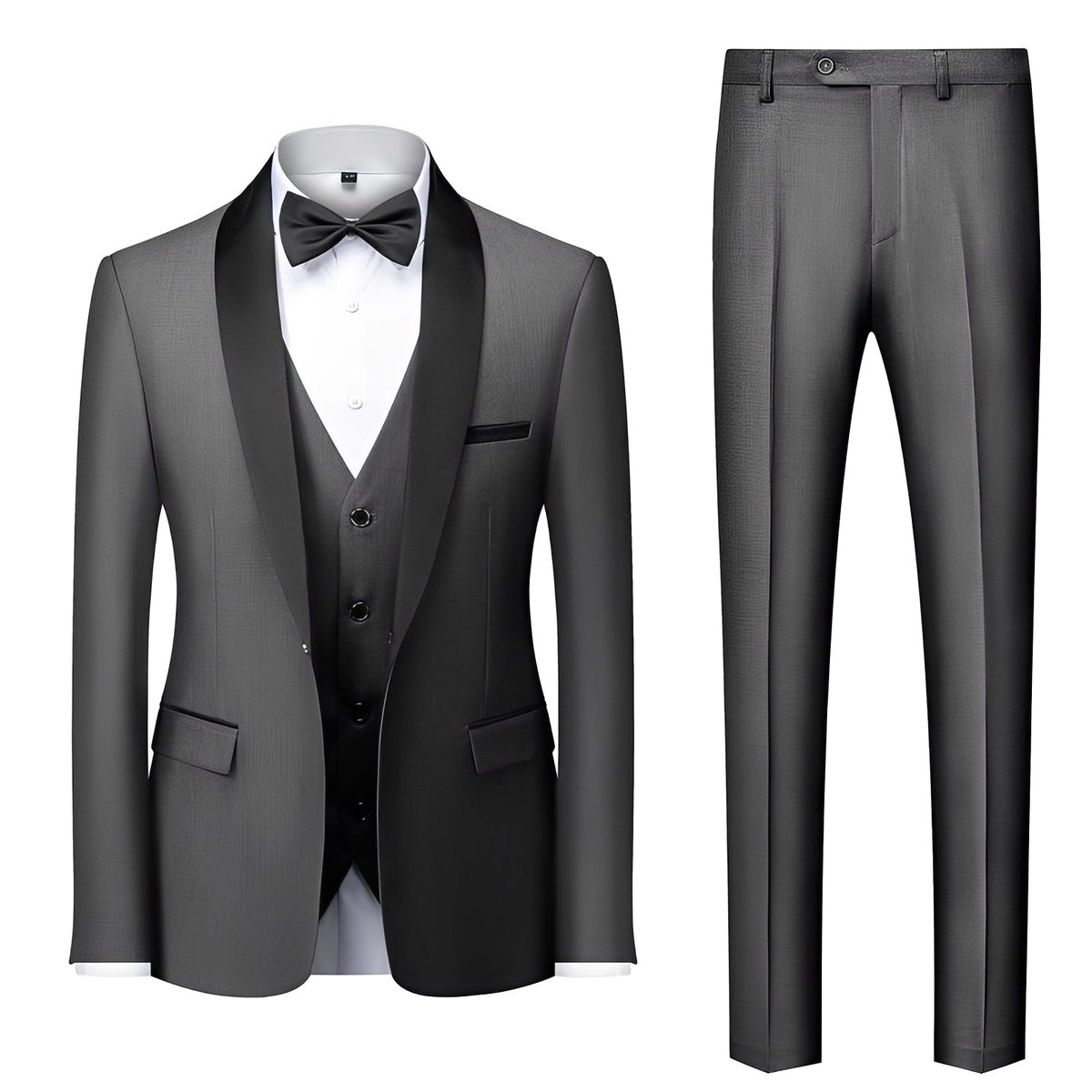 Suit Men - Classic Three-Piece Design, Slim Fit, Formal Attire