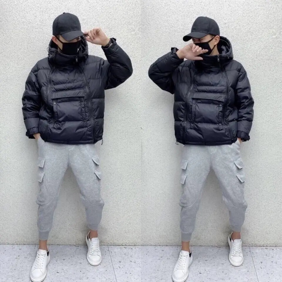 Preston | Men's Hooded Winter Puffer Jacket Quilted Anorak