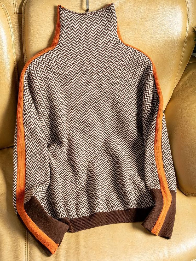 Hugo | Women's Chevron Knit Pullover
