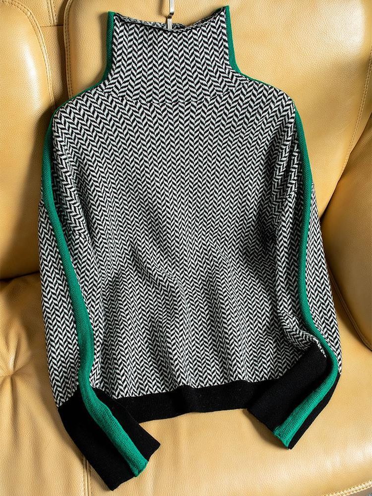Hugo | Women's Chevron Knit Pullover