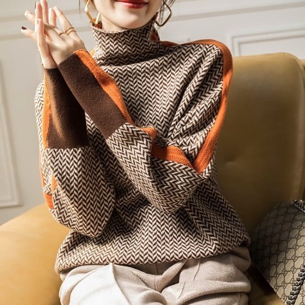 Hugo | Women's Chevron Knit Pullover