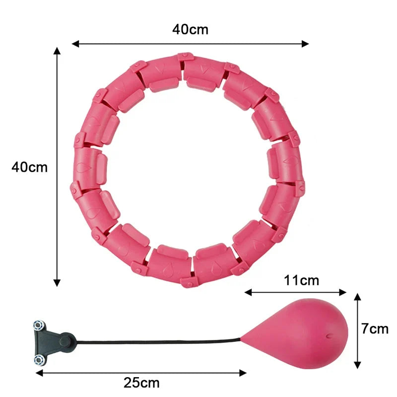 Hula Hoop | Weighted & Adjustable Massage | 45 cm