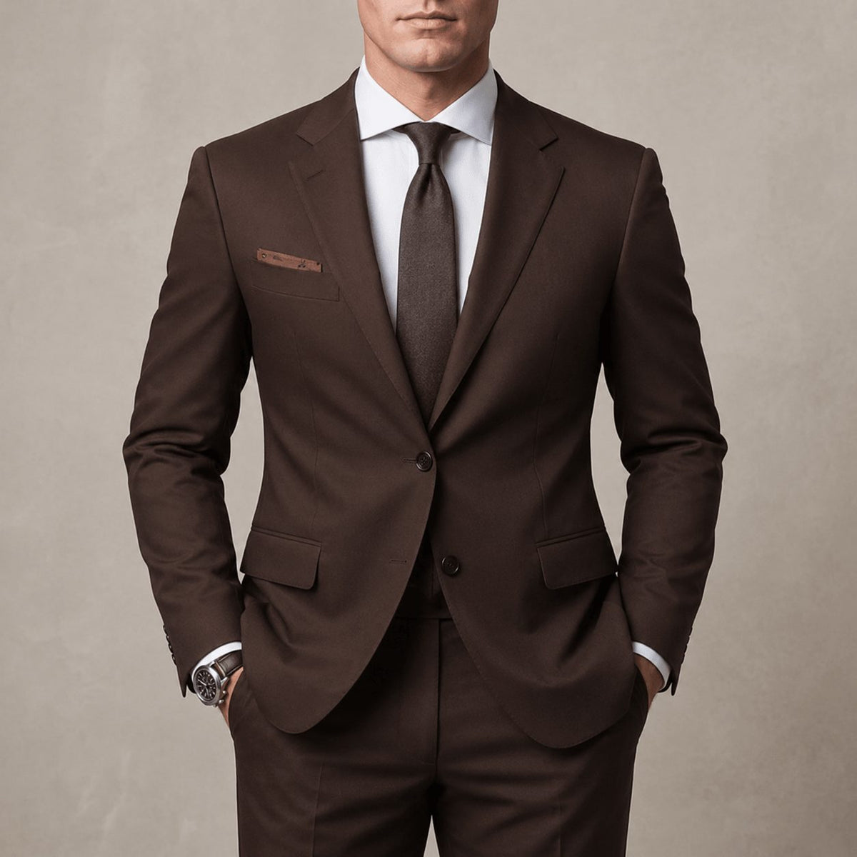 Ilias | Men's Notch Lapel Two-Piece Wedding Suit