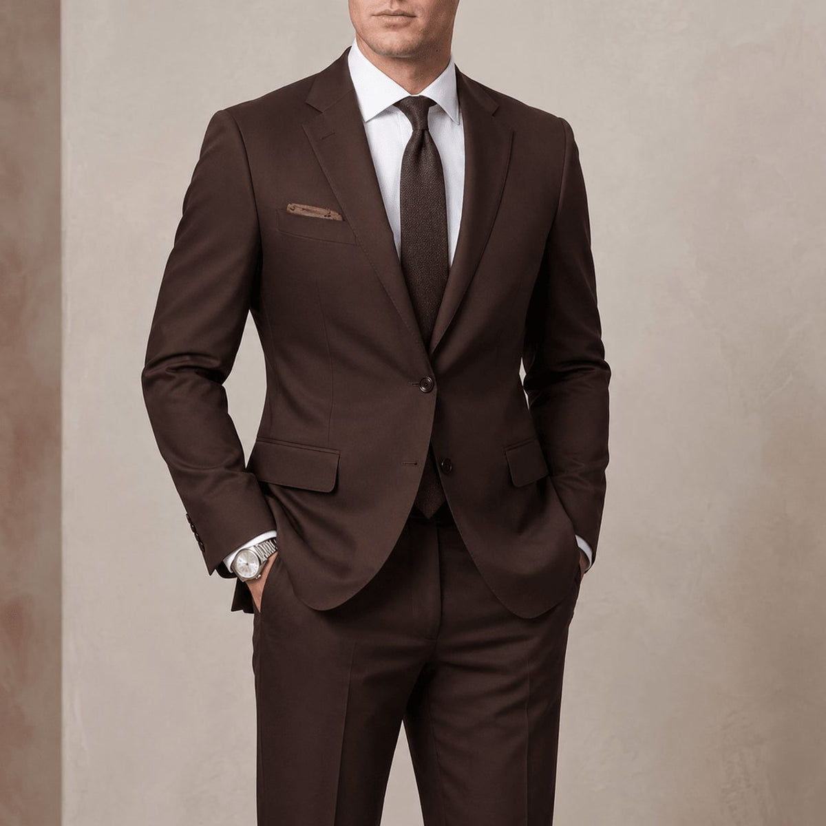 Ilias | Men's Notch Lapel Two-Piece Wedding Suit