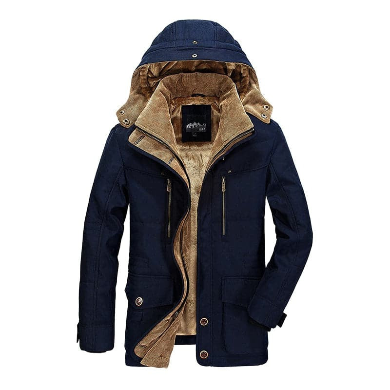 Men's Hooded Winter Jacket | Insulated Outdoor Coat