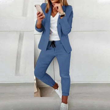Women's Tailored Blazer and Trousers Set