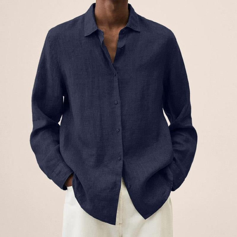 Men's Oversized Flannel Shirt | Relaxed Fit Button-Up