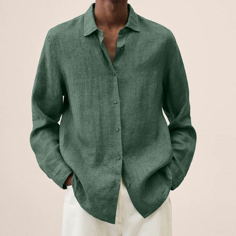 Men's Oversized Flannel Shirt | Relaxed Fit Button-Up
