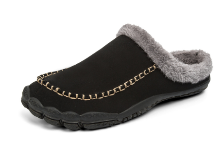Elisaveta | Fur-Lined Suede Moccasin Slippers