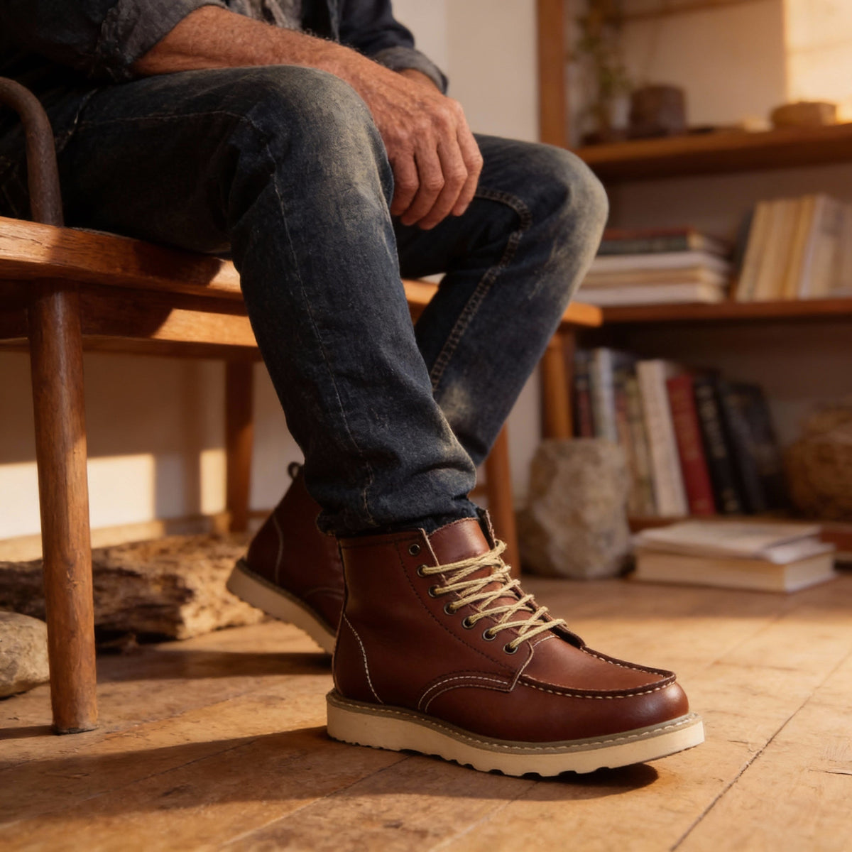 Men's Lace-Up Ankle Boots
