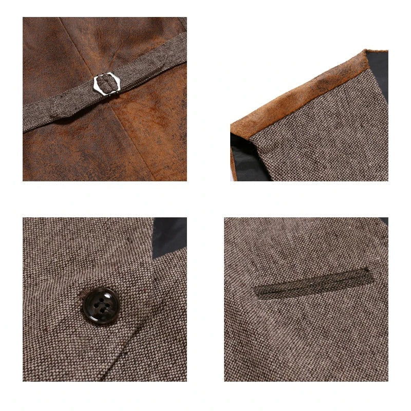 Men's Traditional Vest | Classic Vintage-Inspired Waistcoat