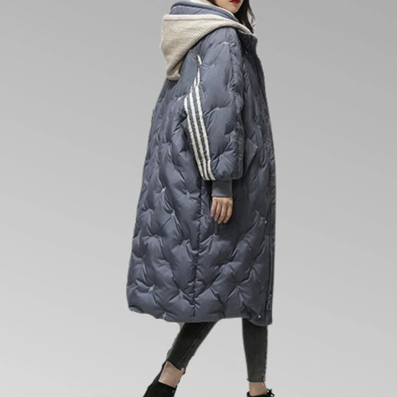 Women's Long Hooded Puffer Coat
