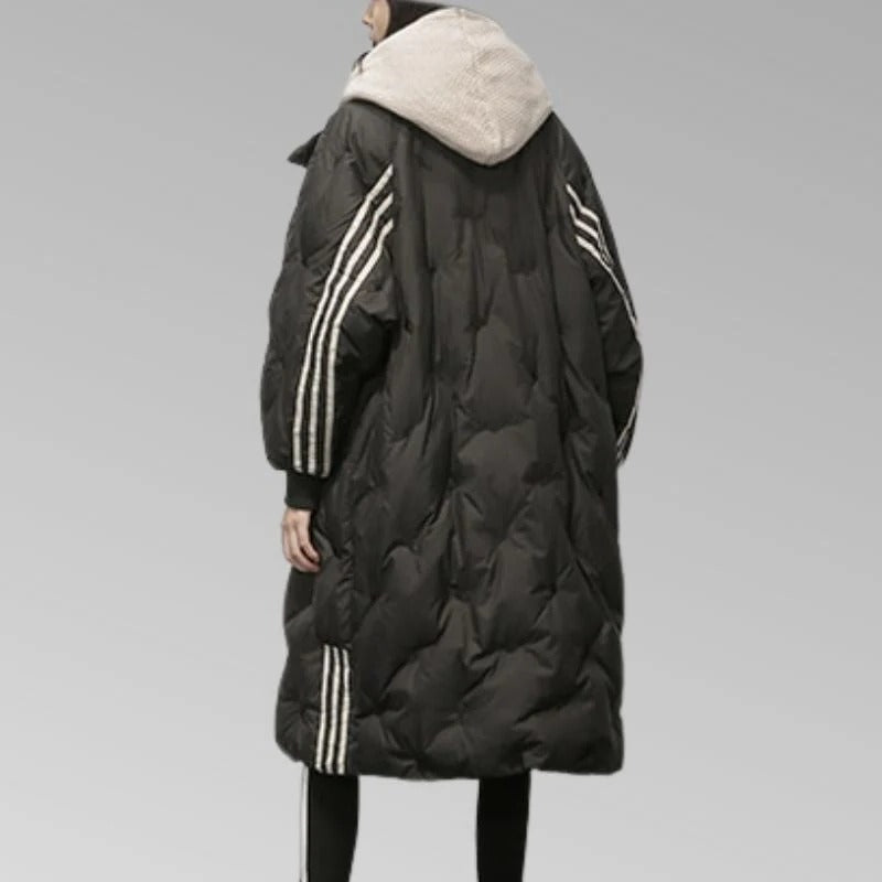 Women's Long Hooded Puffer Coat