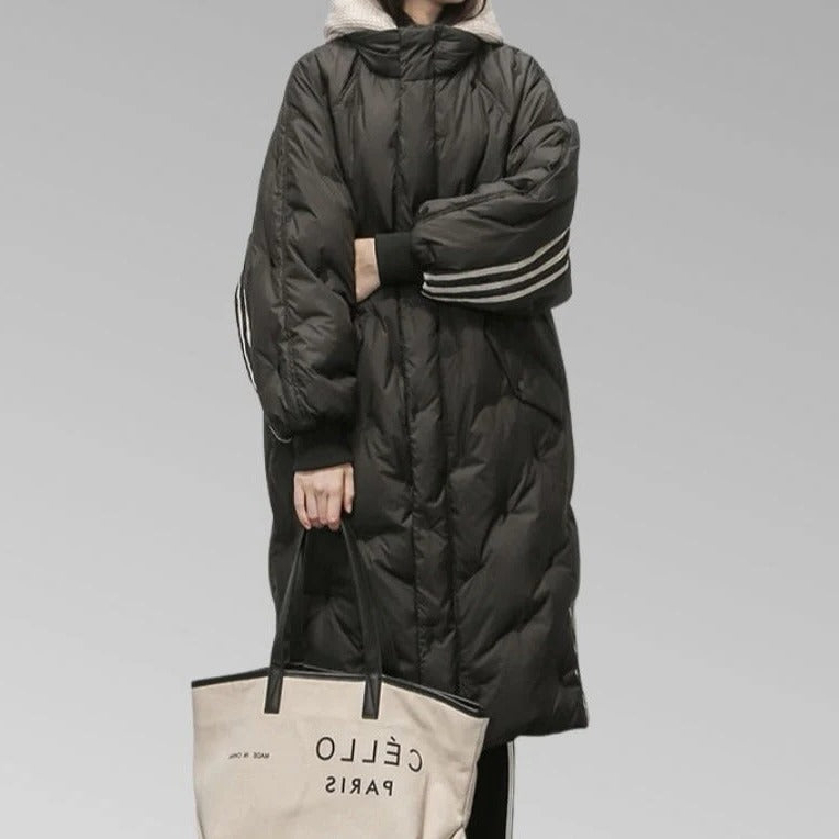 Women's Long Hooded Puffer Coat