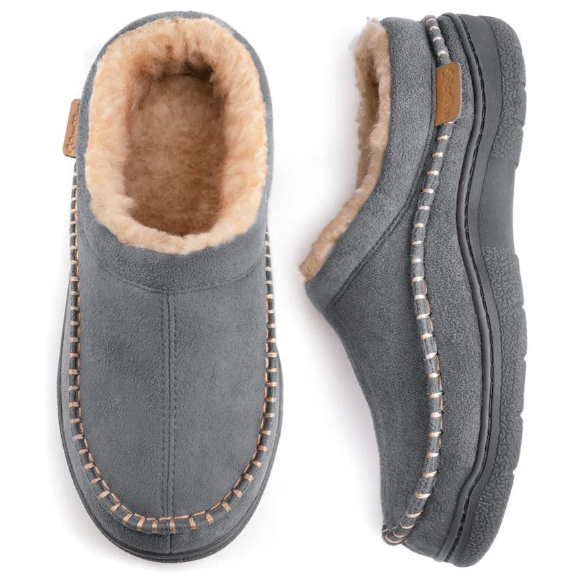 Men's Soft Indoor Slippers with Memory Foam