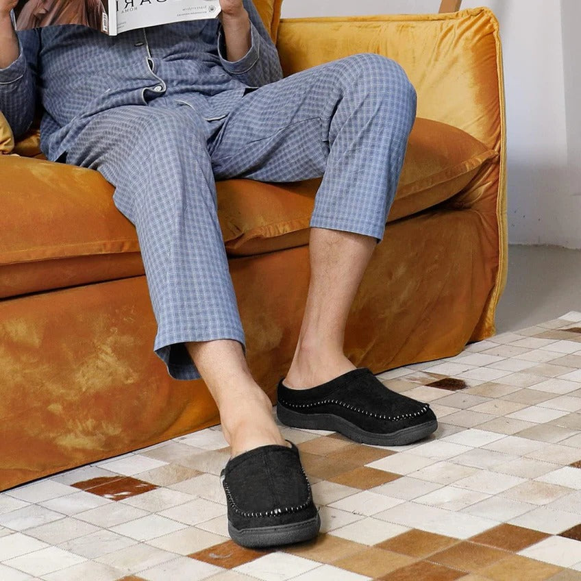 Men's Soft Indoor Slippers with Memory Foam