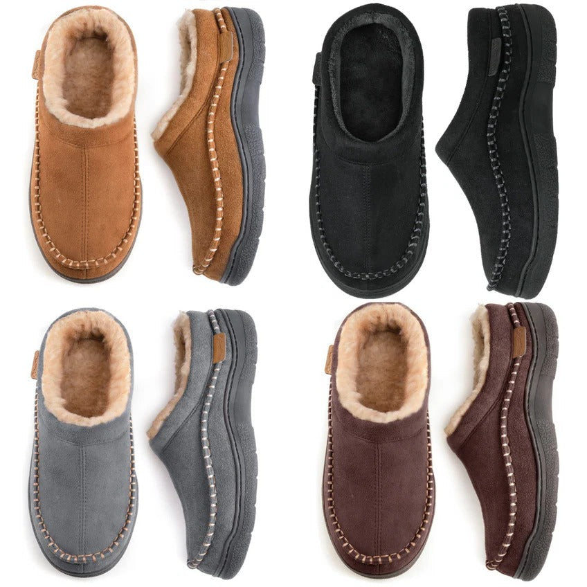 Men's Soft Indoor Slippers with Memory Foam