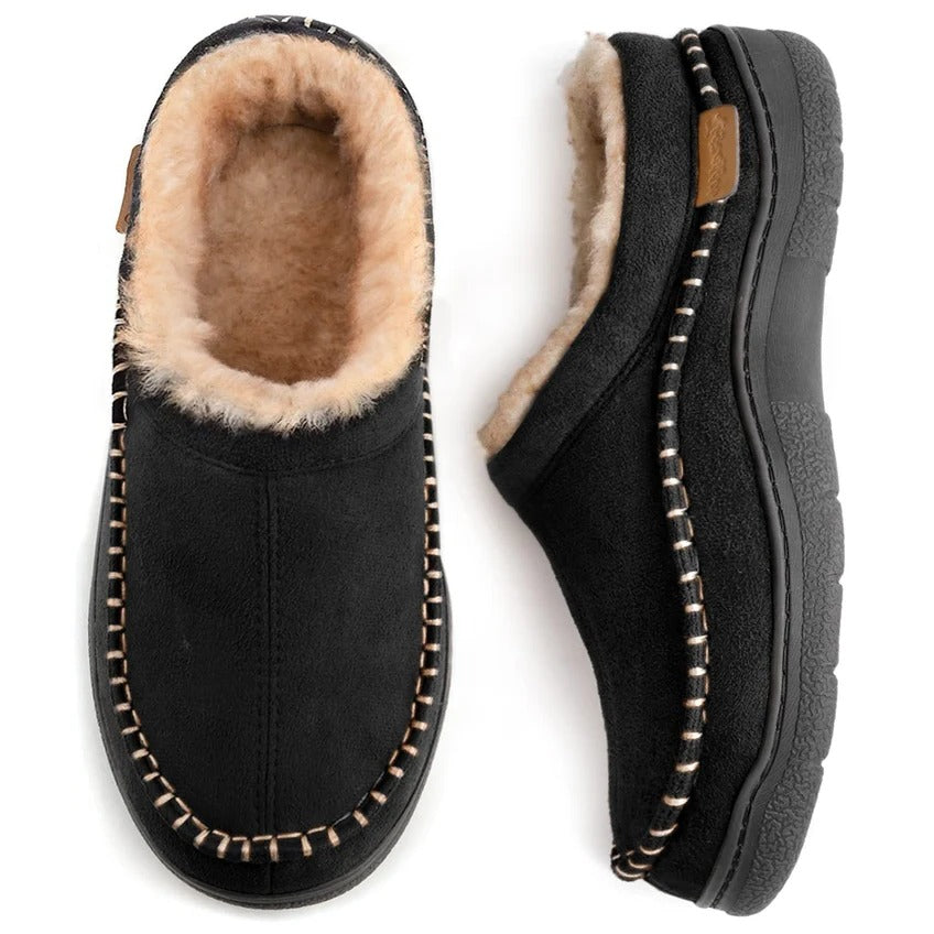 Men's Soft Indoor Slippers with Memory Foam