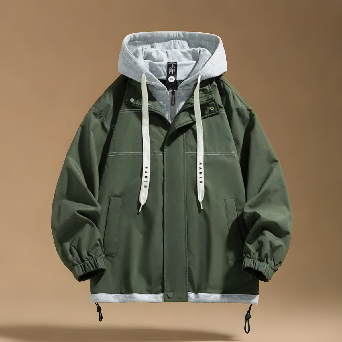 Men's Lightweight Hooded Jacket | Insulated Zip-Up Coat