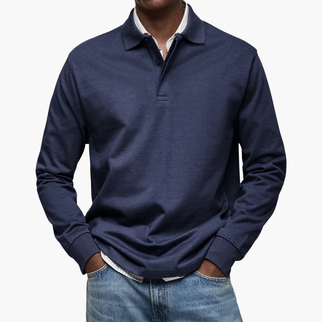 Men's Long Sleeve Polo Shirt