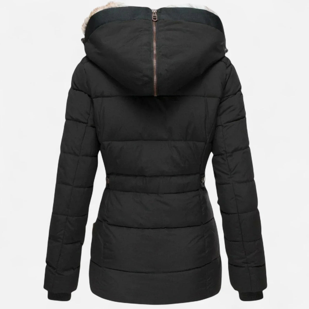 Aisa | Lined Winter Coat Button Front