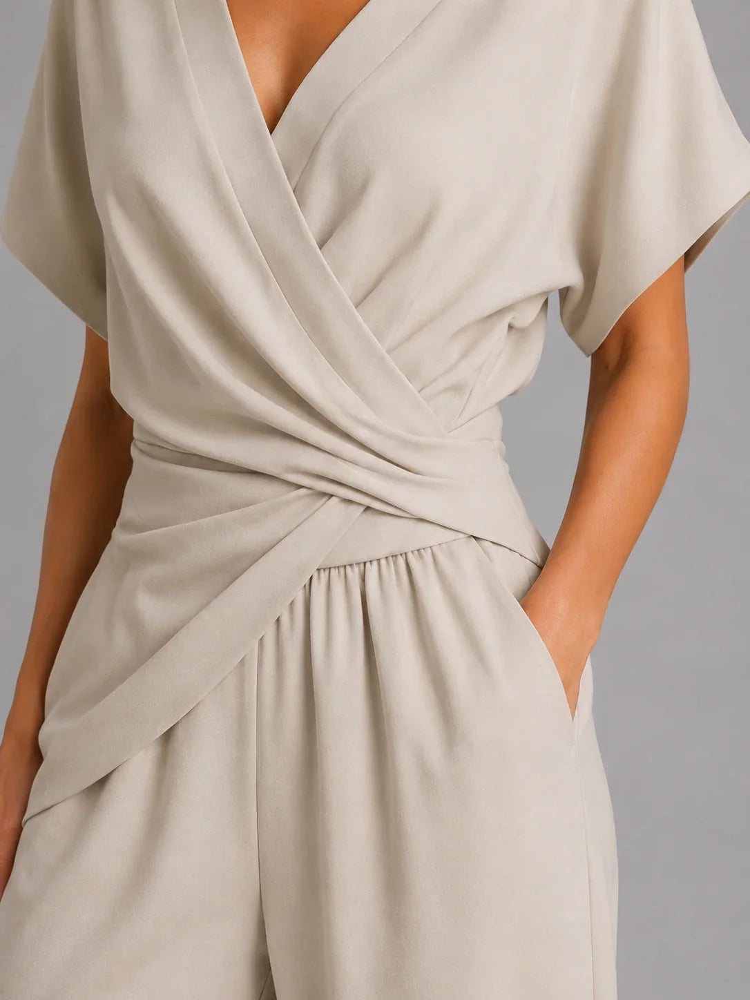 Mira | Wrap Front Co-Ord Pant Set