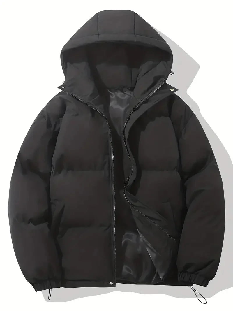 Men's Hooded Puffer Jacket Quilted