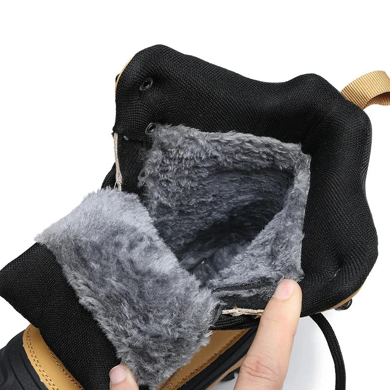 Men's Warm Lined Snow Boots