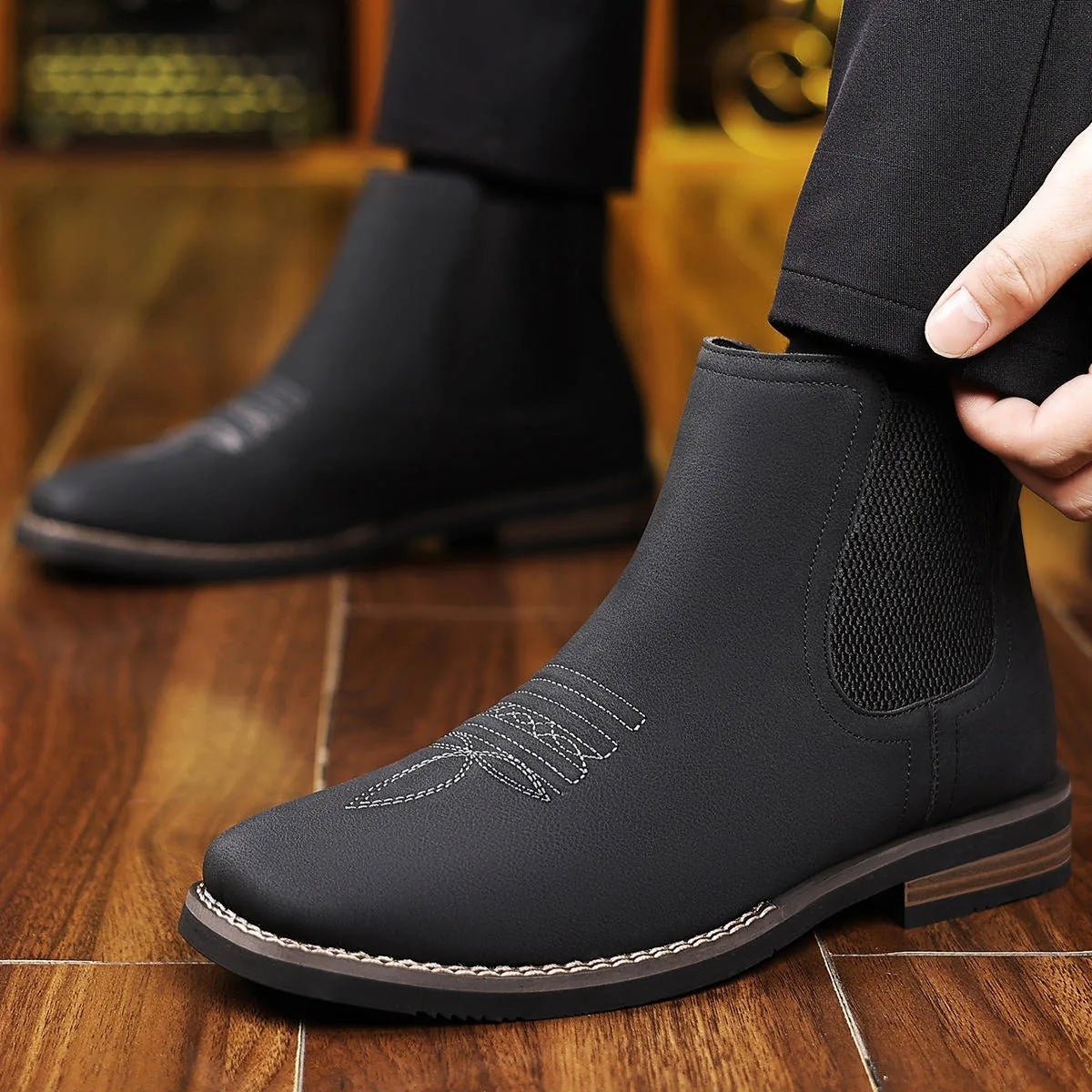 Men's Western Chelsea Boots