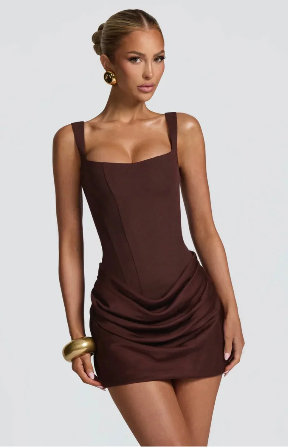 Evangeline | Sculpted Corset Mini Dress