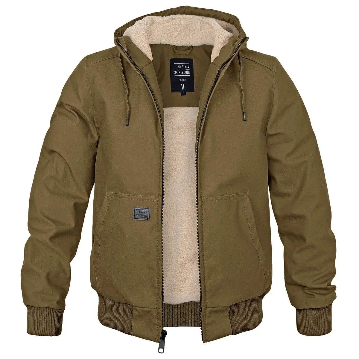 Men's Sherpa Lined Hooded Winter Parka