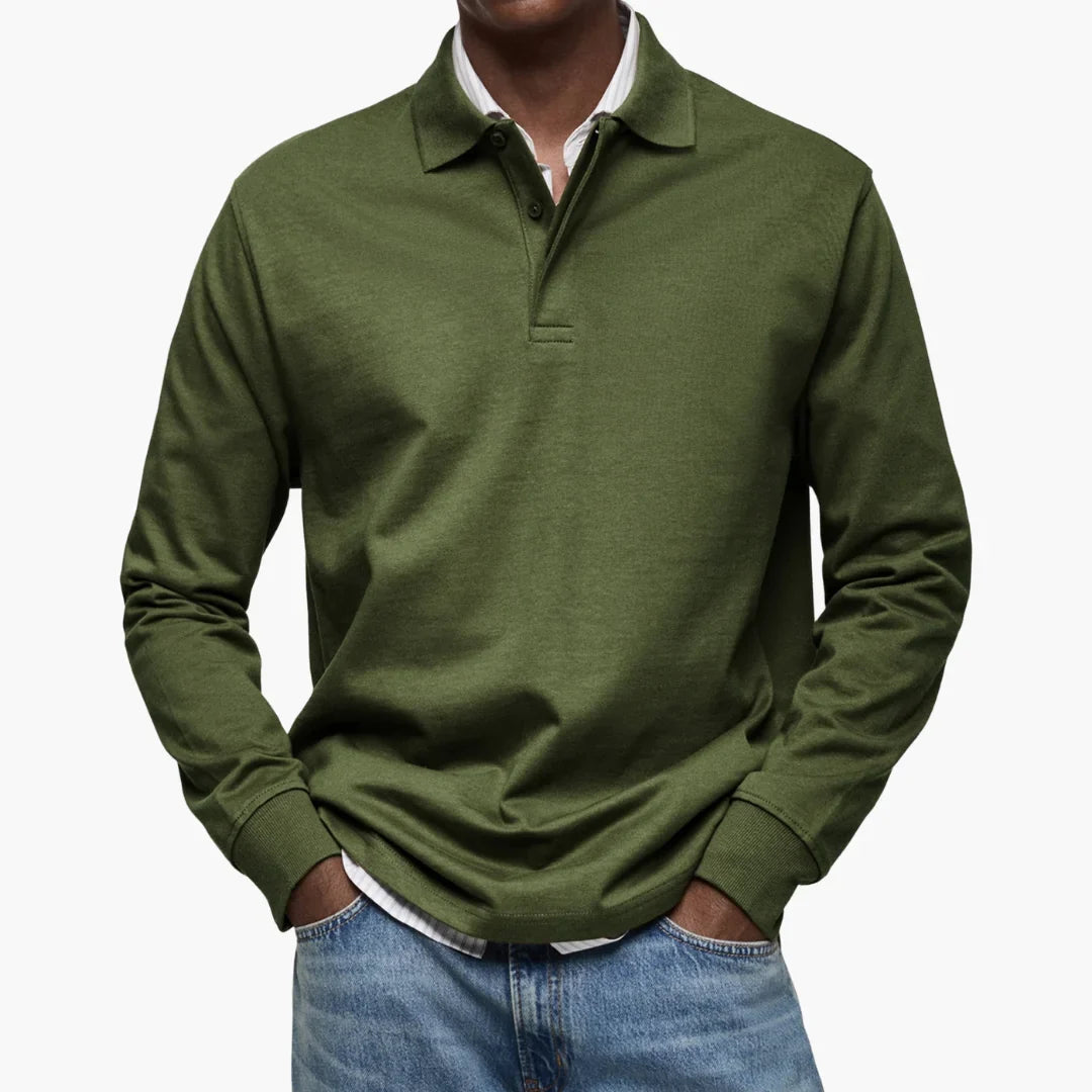 Men's Long Sleeve Polo Shirt
